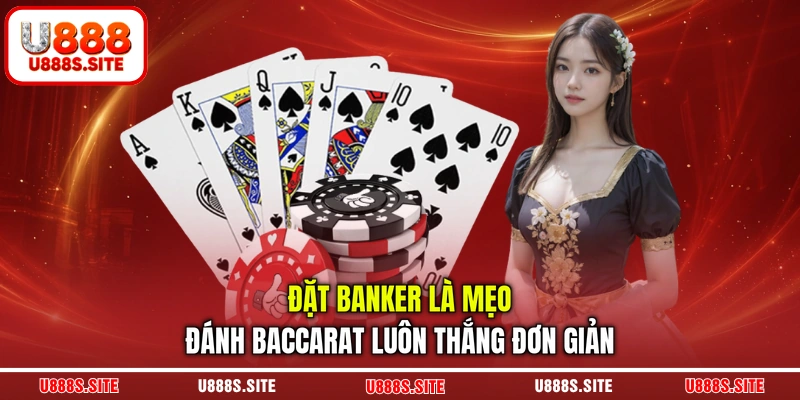 Đặt Banker là mẹo đánh Baccarat luôn thắng đơn giản