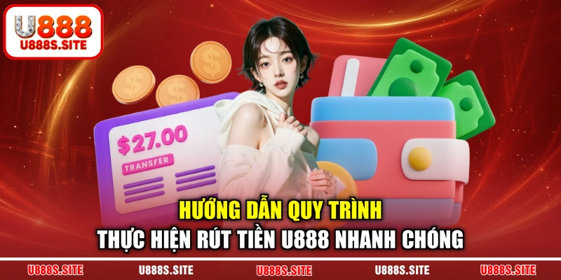 Hướng dẫn quy trình thực hiện rút tiền U888 nhanh chóng