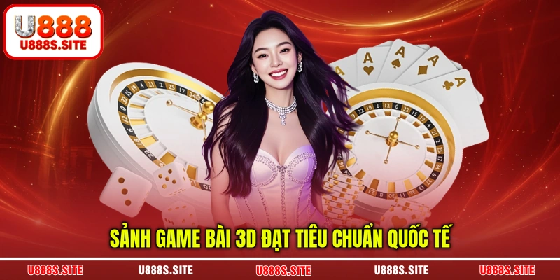 Sảnh game bài 3D đạt tiêu chuẩn quốc tế